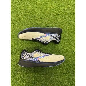 Brooks Ghost 14 Mens Running Shoes Cream Black Blue Pink 1103691D145 Size 9